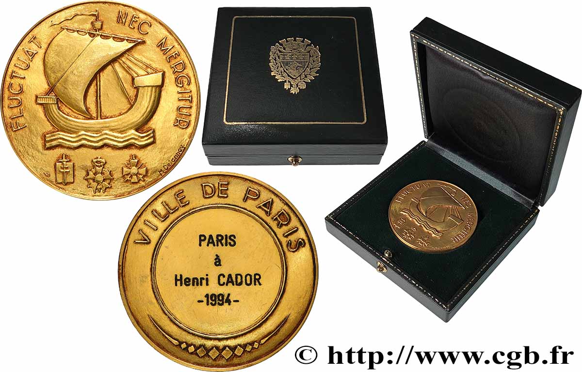 QUINTA REPUBBLICA FRANCESE Médaille, Ville de Paris SPL/q.SPL