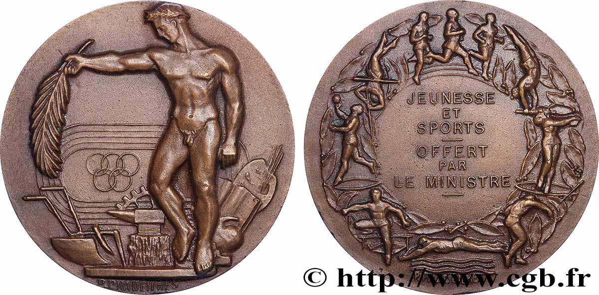SPORTS Médaille, Jeunesse et Sports TTB+
