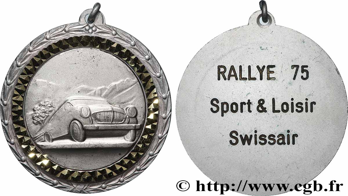 SUISSE Médaille, Rallye, Swissair fVZ