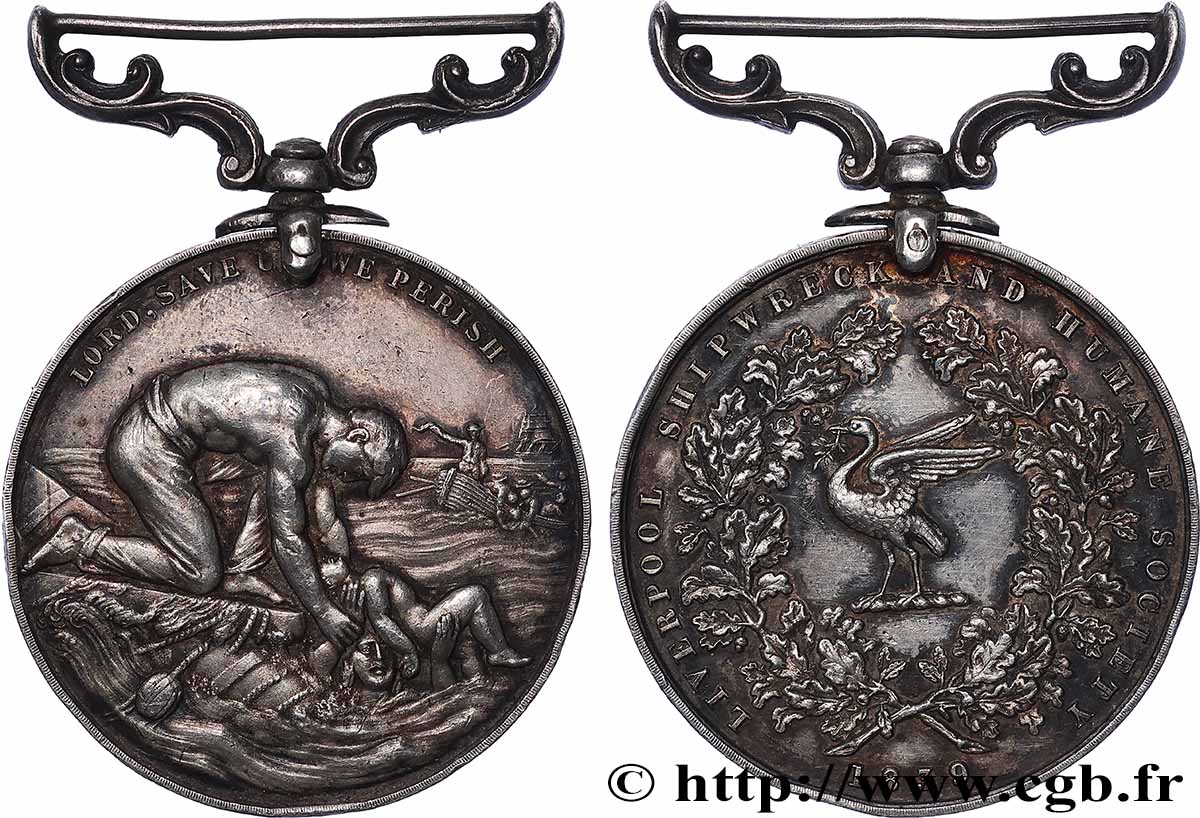 GROßBRITANNIEN - VICTORIA Médaille, Liverpool SHipwreck and humane society SS