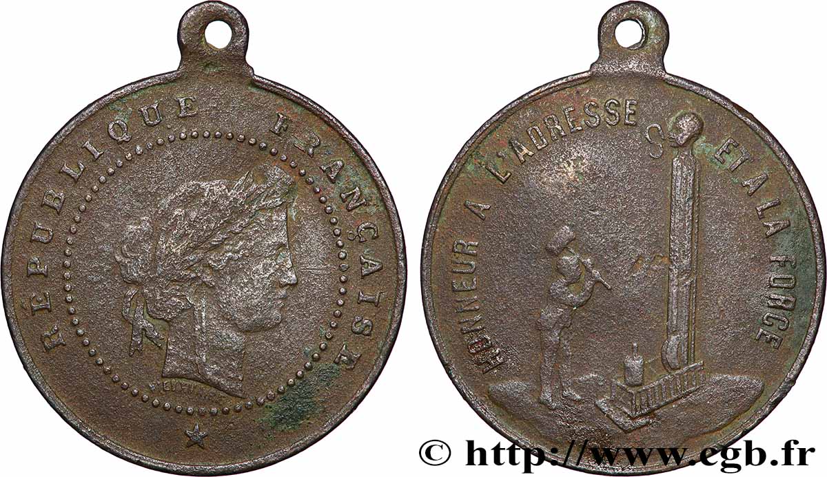 SPECTACLES : CIRQUE, THÉATRE, CINÉMA, JEUX, CONCERT Médaille, Jeu de la Mailloche fSS