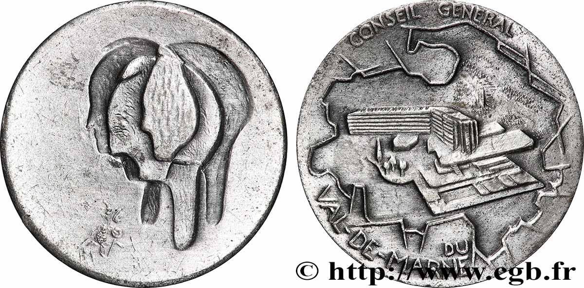 CONSEIL GÉNÉRAL, DÉPARTEMENTAL OU MUNICIPAL - CONSEILLERS Médaille, Conseil général du Val-de-Marne BB