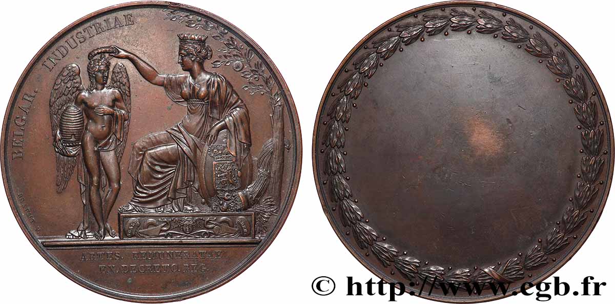 BELGIUM Médaille, Industrie Belge AU