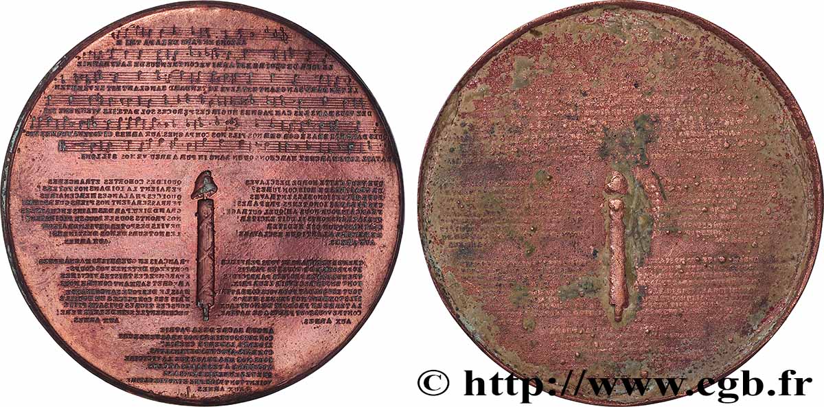 LITERATURE : WRITERS - POETS Médaille, La Marseillaise, uniface MBC