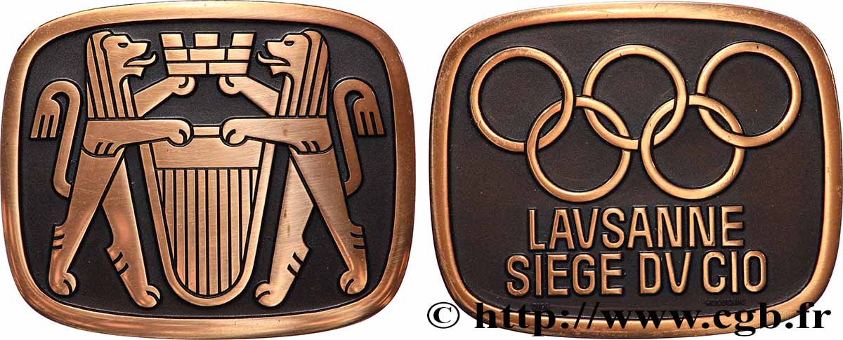 SVIZZERA Plaque, Siège du CIO q.SPL