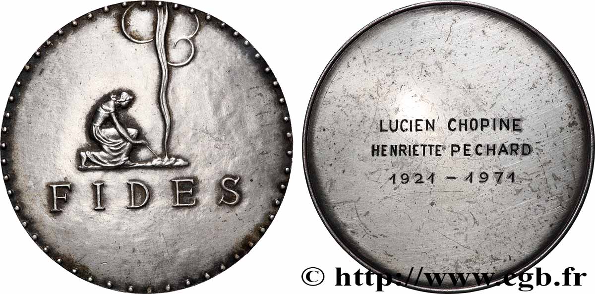 V REPUBLIC Médaille, Noces d’or AU