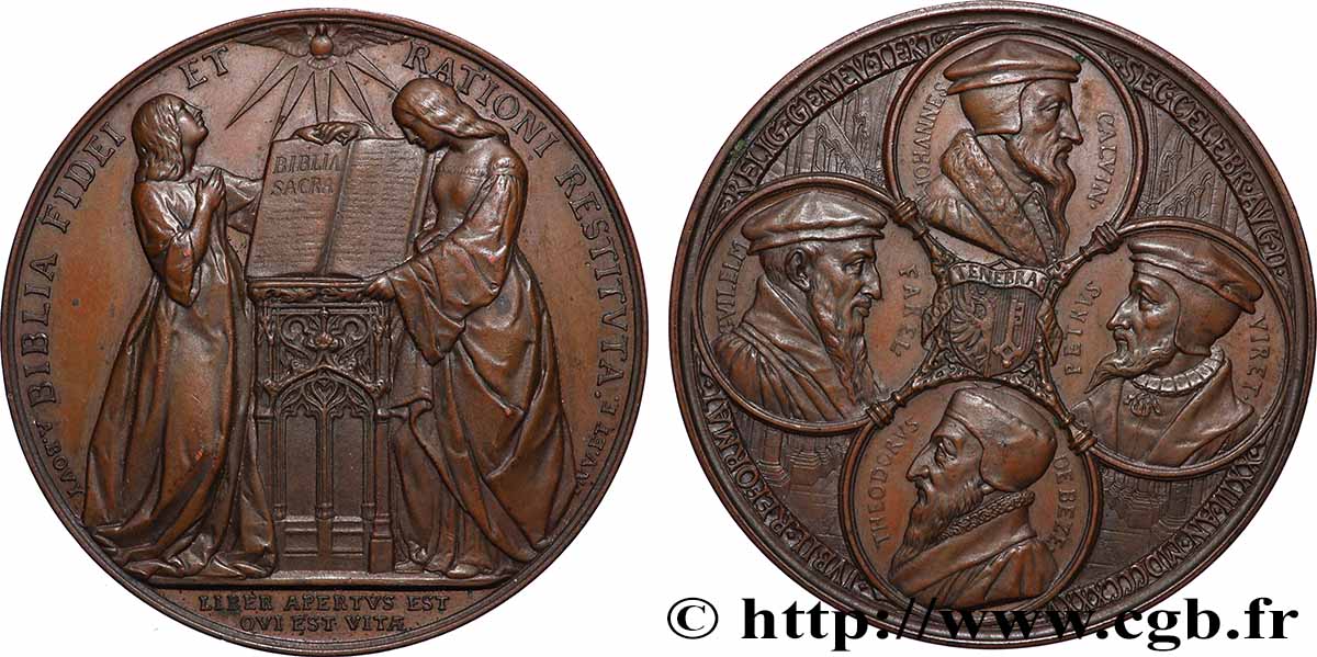 SUIZA Médaille, Jubilé de la réformation MBC+