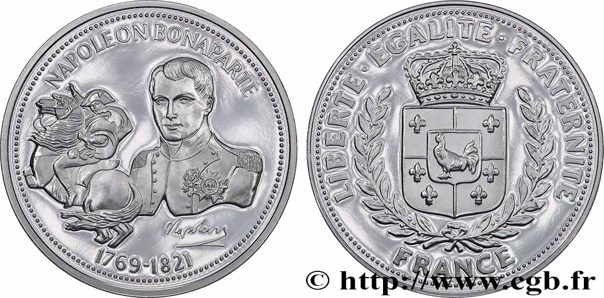 NOS GRANDS HOMMES Médaille, Napoleon Bonaparte MS