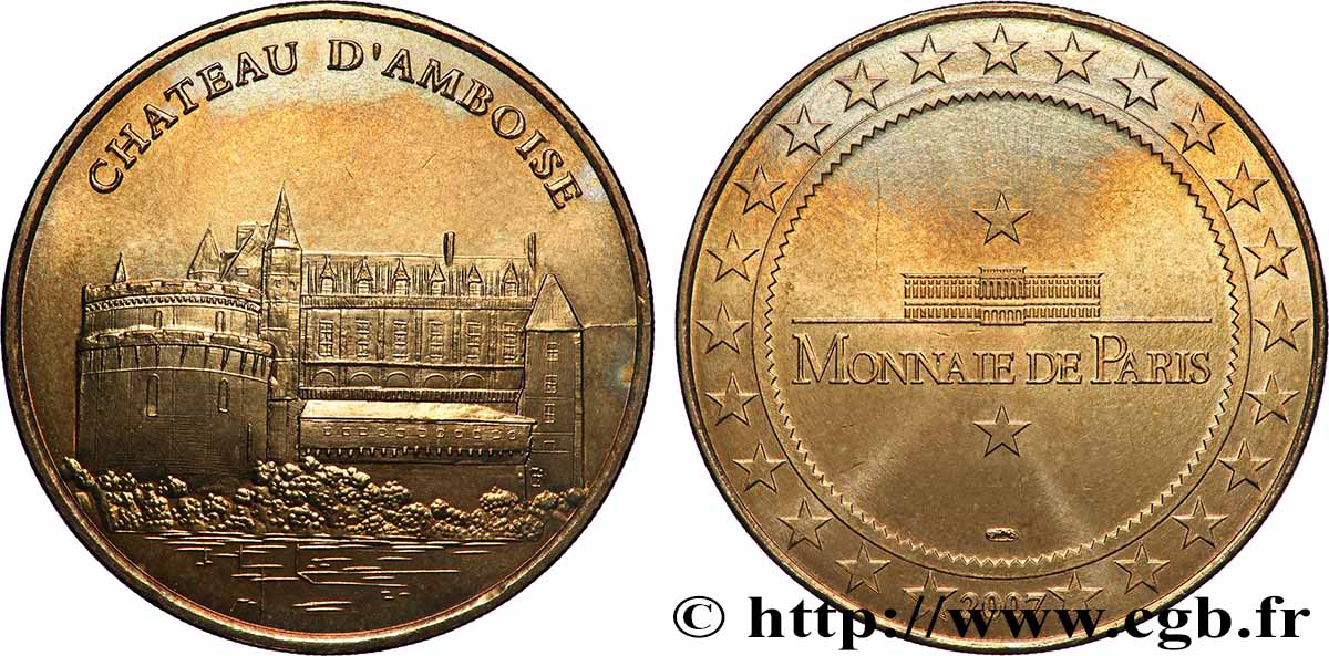 TOURISTIC MEDALS Médaille touristique, Château d’Amboise fVZ