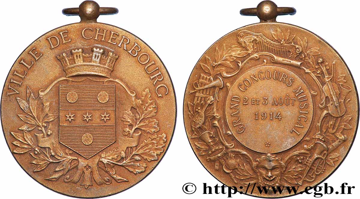 DRITTE FRANZOSISCHE REPUBLIK Médaille, Grand concours musical SS