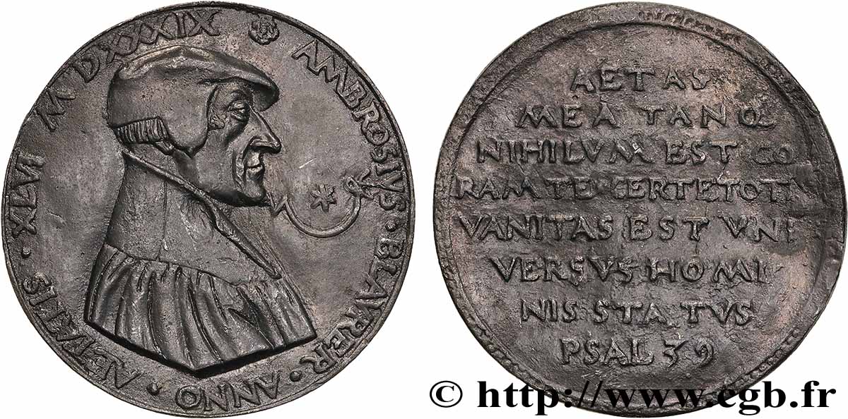 GERMANY Médaille, Ambrosius Blarer AU