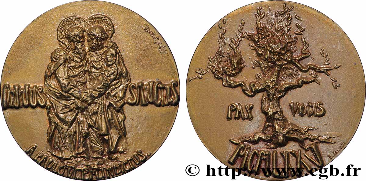 VATICAN AND PAPAL STATES Médaille, Année Sainte AU