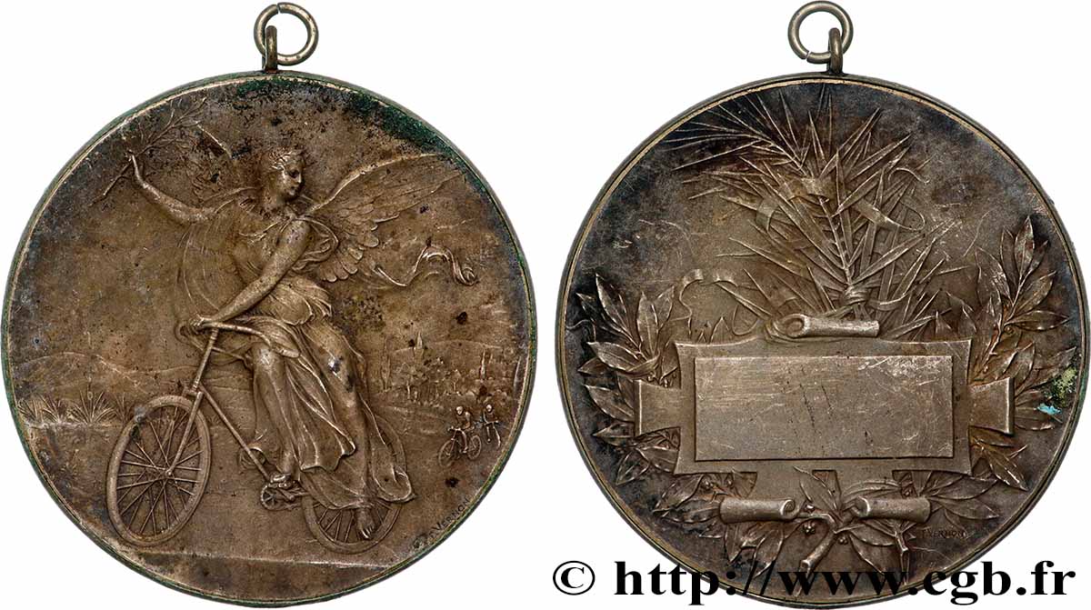 SPORTS Médaille de récompense, cyclisme TTB