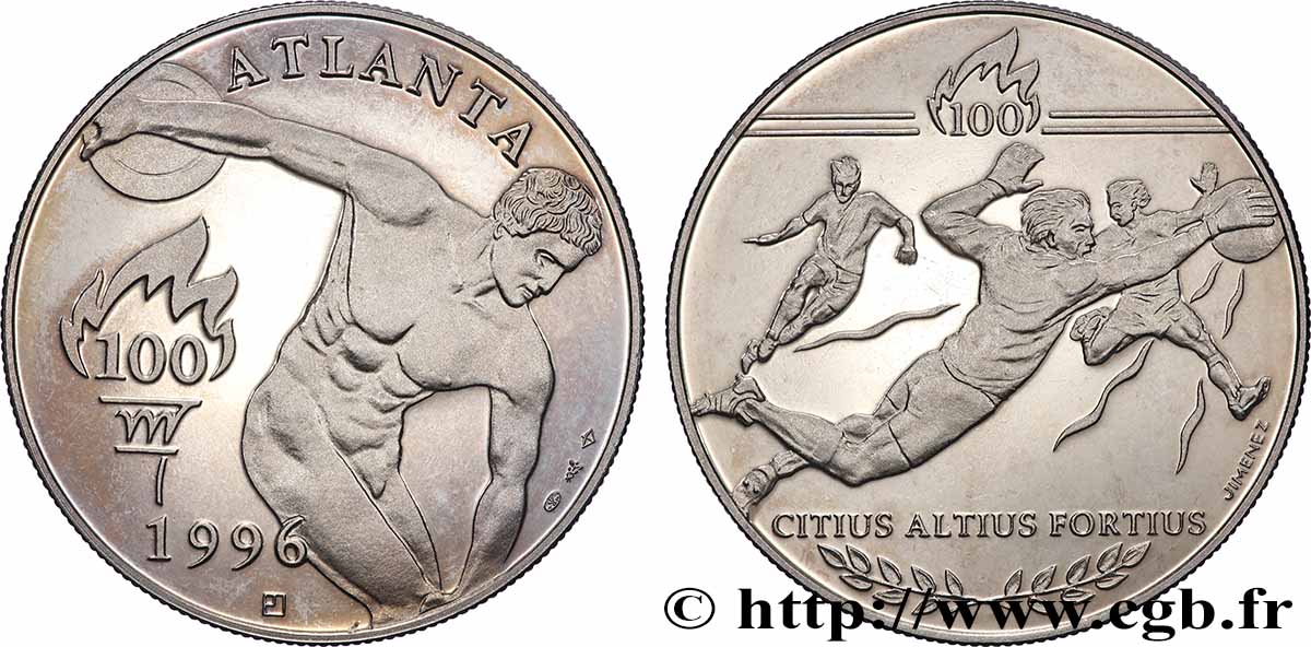 JEUX OLYMPIQUES Médaille, Jeux Olympiques d été d Atlanta, Football SPL