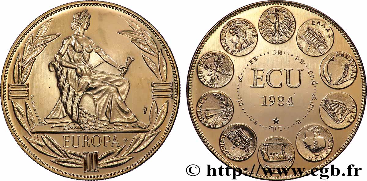 FUNFTE FRANZOSISCHE REPUBLIK ECU Europa fVZ