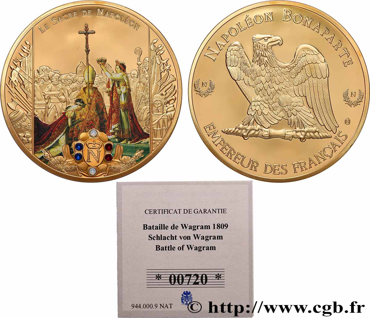 SECOND EMPIRE Médaille, Le sacre de l’empereur Napoléon MS
