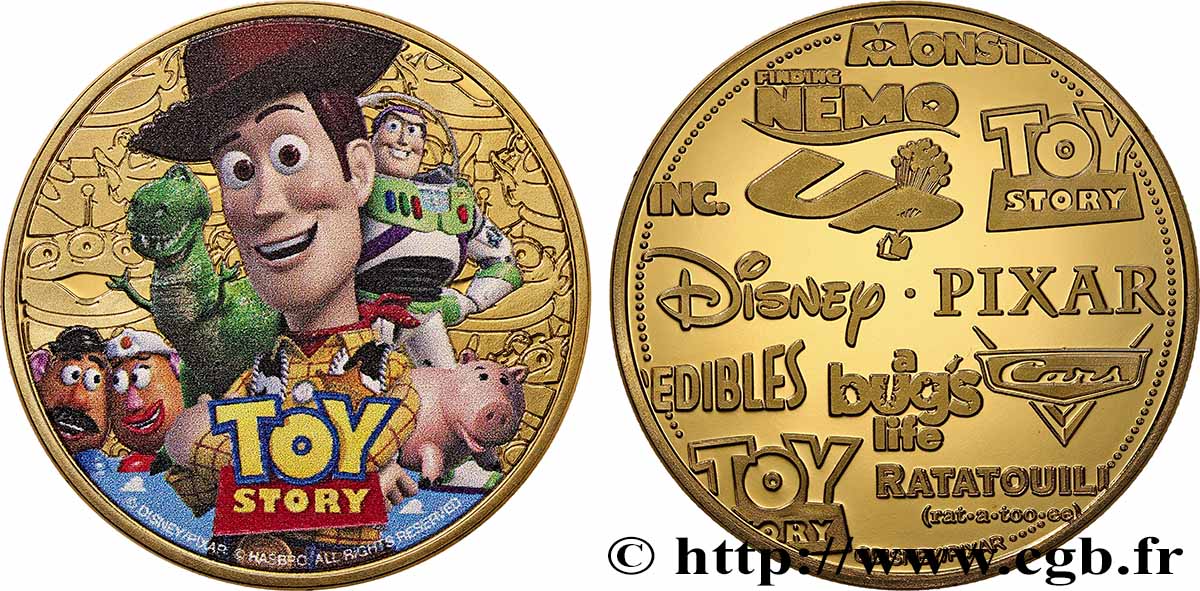 ÉTATS-UNIS D AMÉRIQUE Médaille, Toy Story SPL