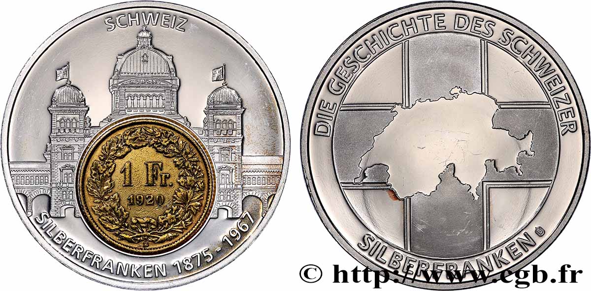 SWITZERLAND Médaille, Palais fédéral de Berne AU