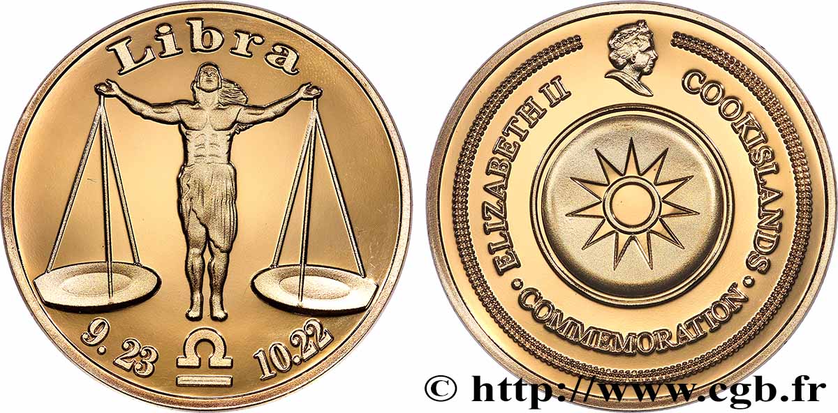 COOK ISLANDS Médaille, Balance MS