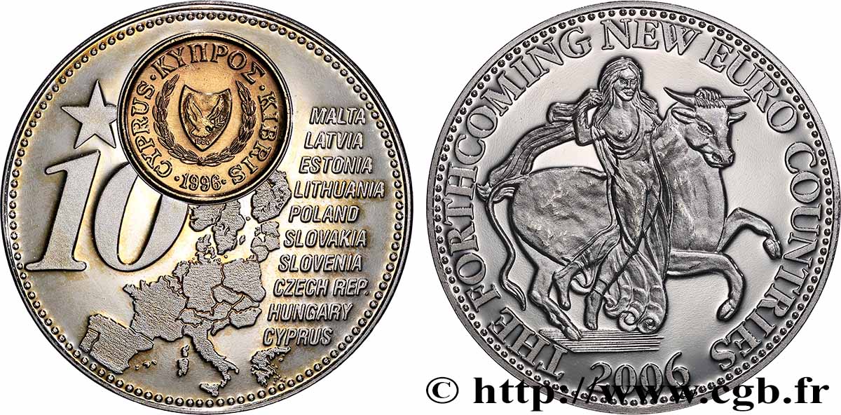 EUROPA Médaille, Les nouveaux pays européens à venir fVZ