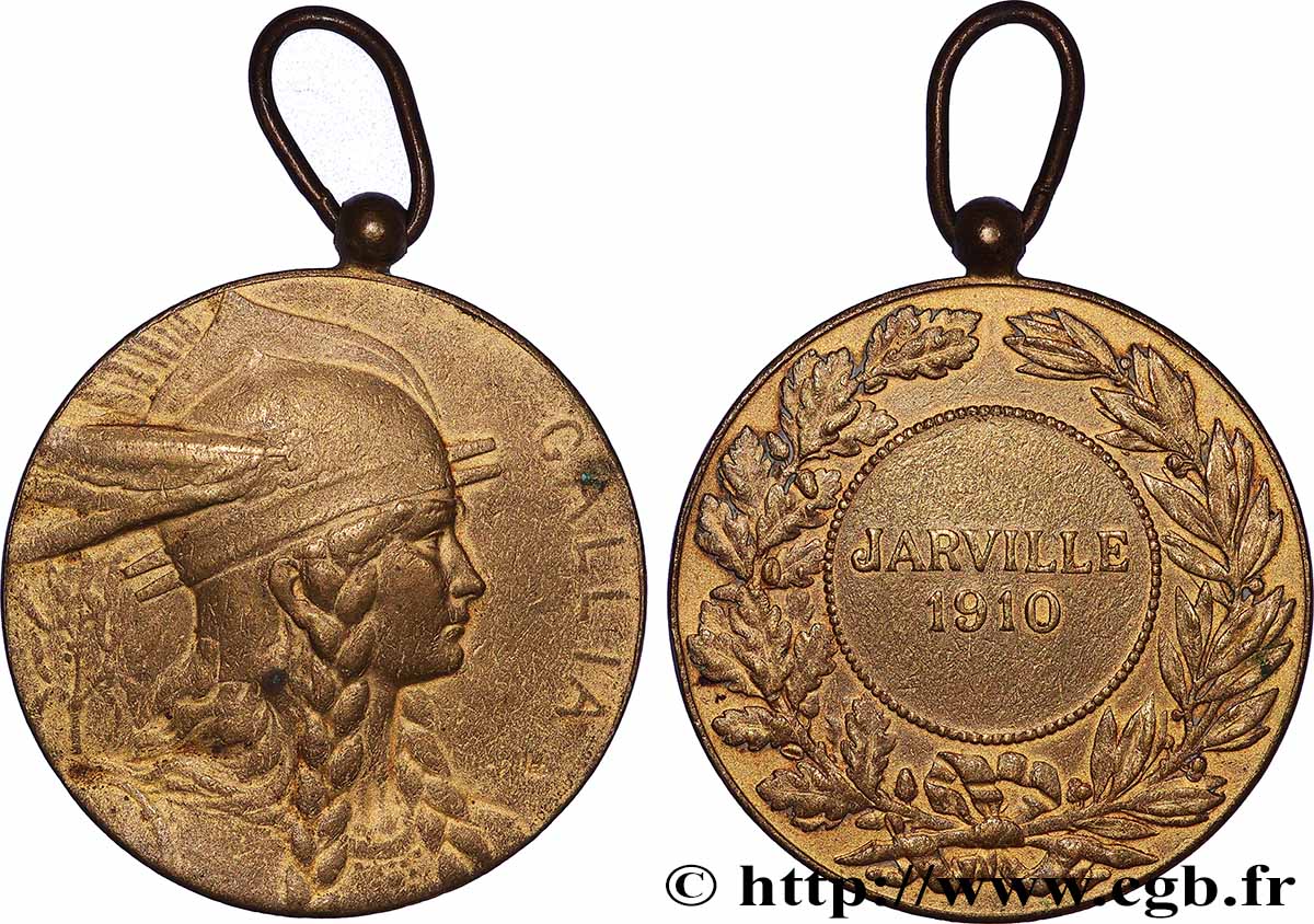 III REPUBLIC Médaille, Gallia XF