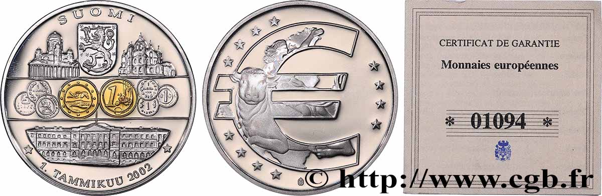 EUROPE Médaille, Finlande SPL