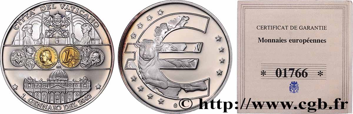 EUROPA Médaille, Cité du Vatican AU