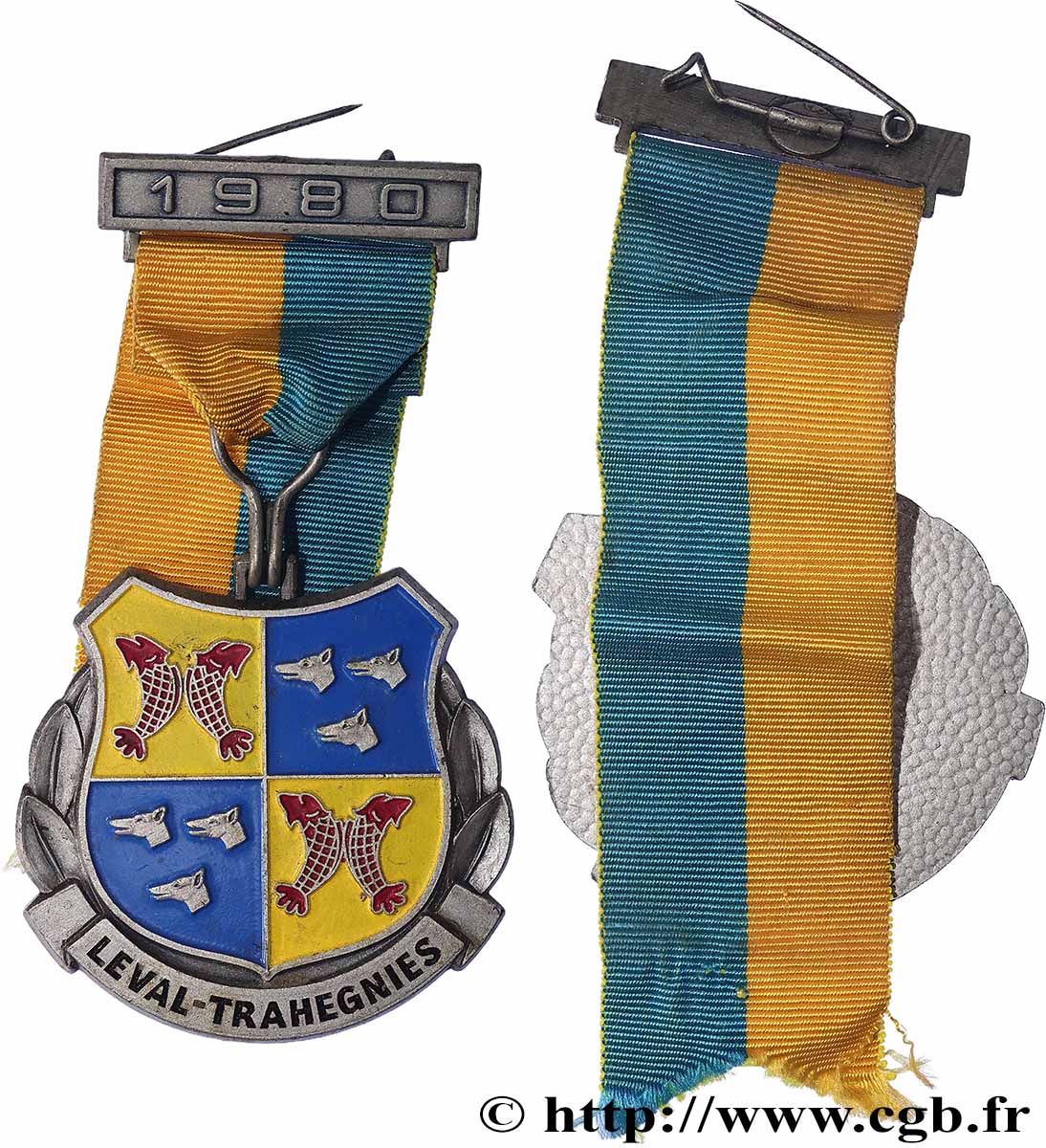 BELGIUM Médaille, Leval-Trahegnies AU