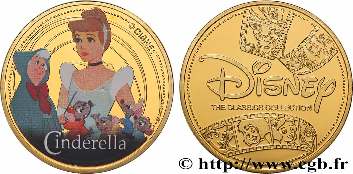 STATI UNITI D AMERICA Médaille, Cendrillon MS