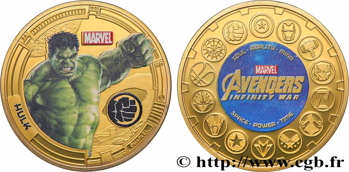 STATI UNITI D AMERICA Médaille, Hulk MS