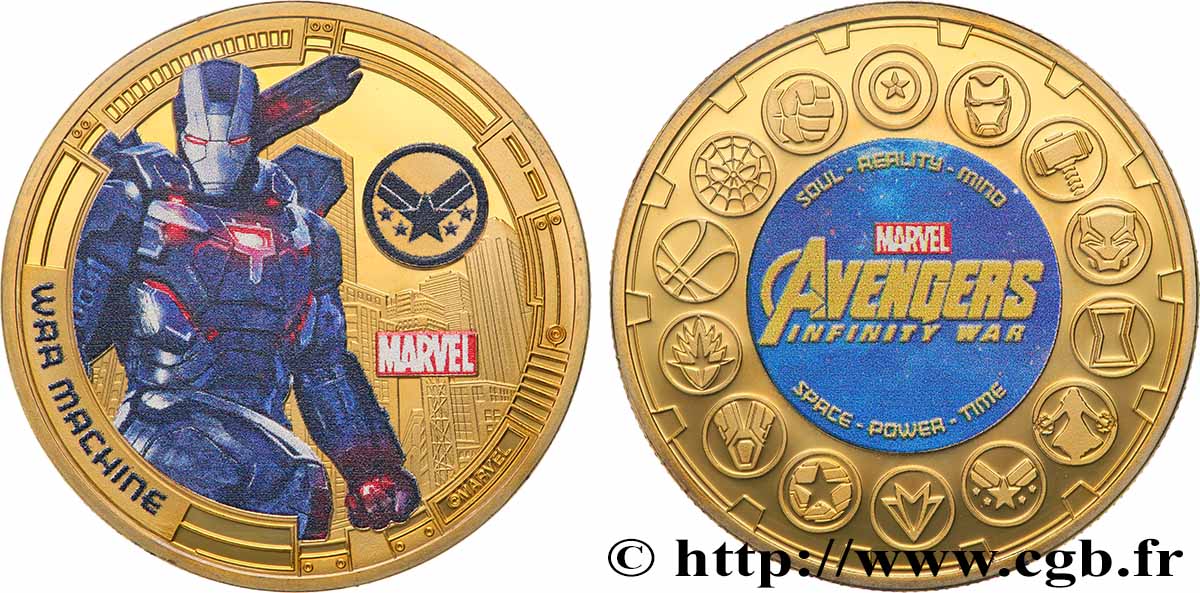 ÉTATS-UNIS D AMÉRIQUE Médaille, Black Panther SPL