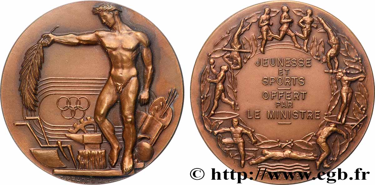 SPORTS Médaille, Jeunesse et Sports TTB+