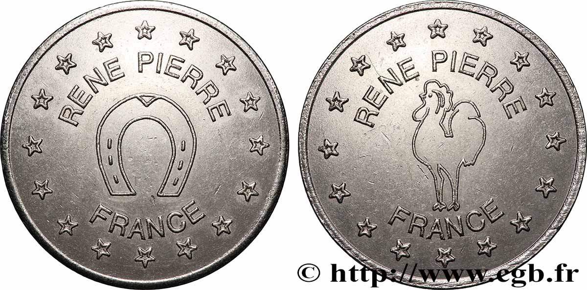 PERSONNAGES DIVERS Médaille, René Pierre TTB