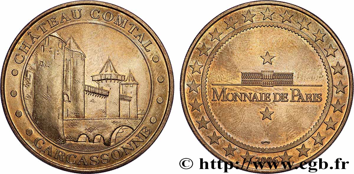 TOURISTIC MEDALS Médaille touristique, Château Comtal fVZ