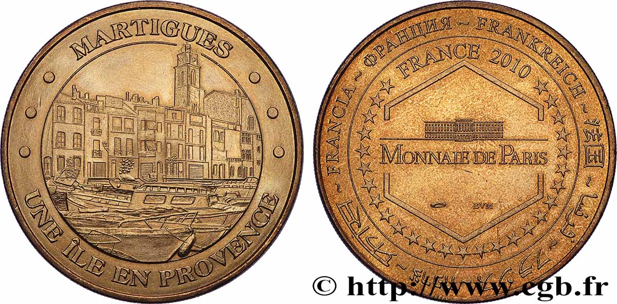 TOURISTIC MEDALS Médaille touristique, Martigues q.SPL