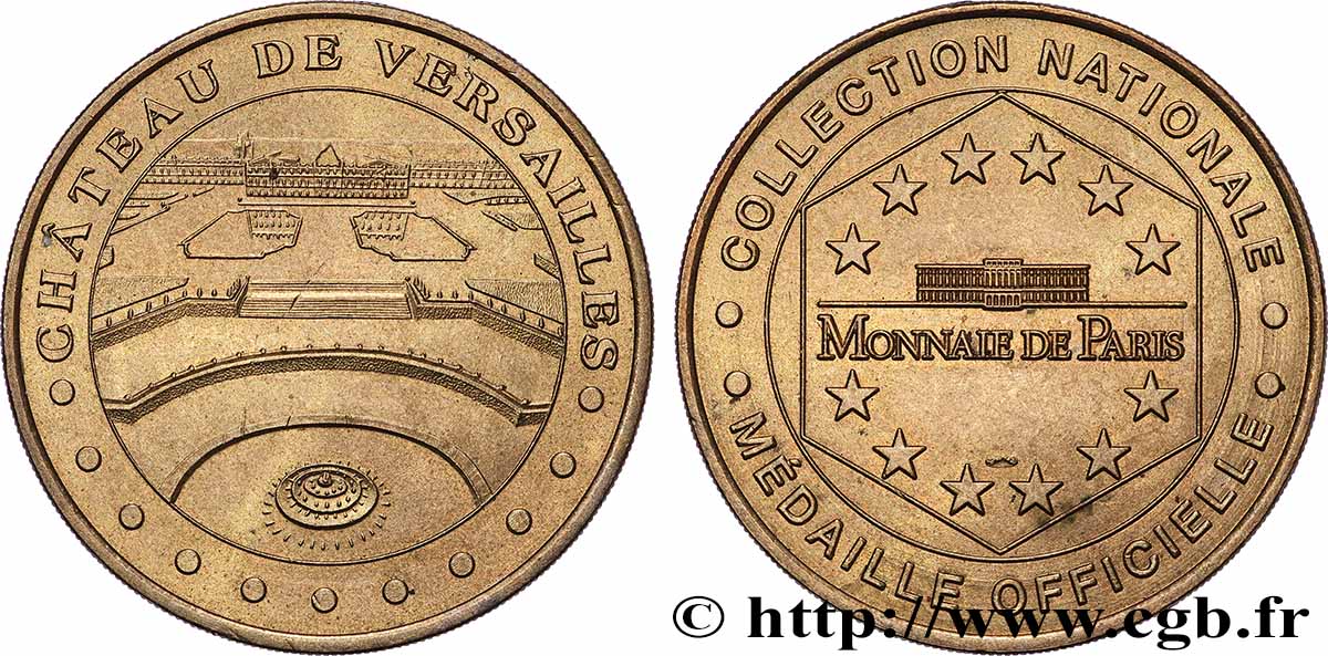 TOURISTIC MEDALS Médaille touristique, Château de Versailles fVZ