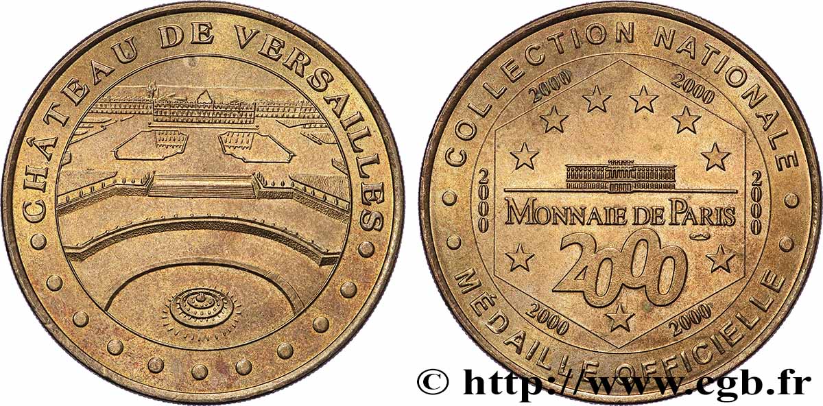 TOURISTIC MEDALS Médaille touristique, Château de Versailles fVZ