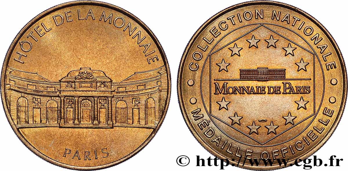 TOURISTIC MEDALS Médaille touristique, Hôtel de la Monnaie q.SPL