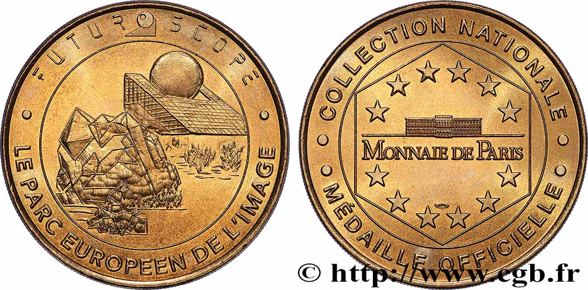 TOURISTIC MEDALS Médaille touristique, Futuroscope fVZ