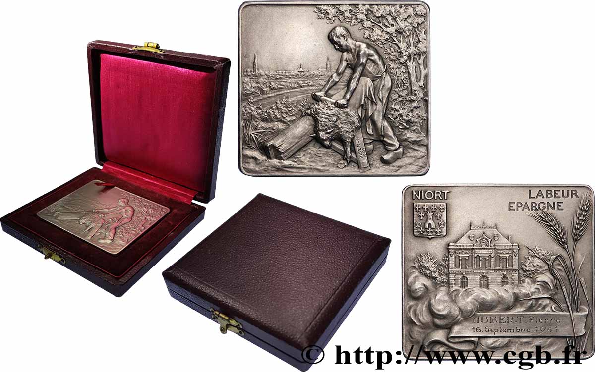 ETAT FRANÇAIS Médaille, Labeur Épargne MS