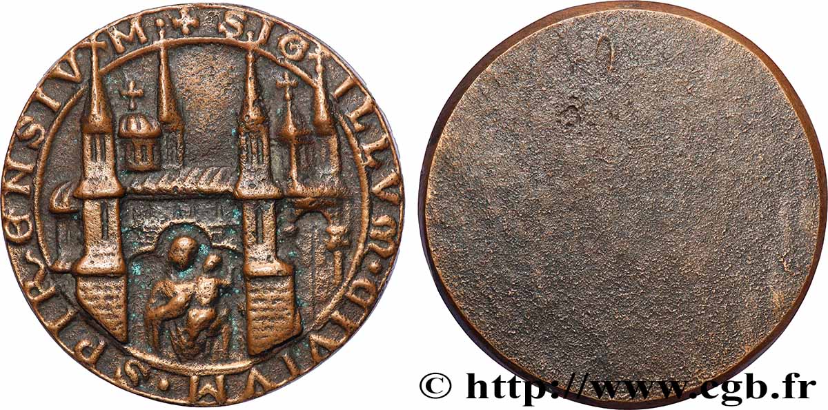 GERMANIA Médaille, Reproduction de la ville de Spire q.SPL