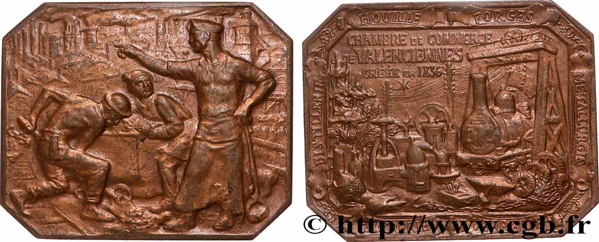 CHAMBERS OF COMMERCE Plaquette, Chambre de commerce de Valenciennes AU