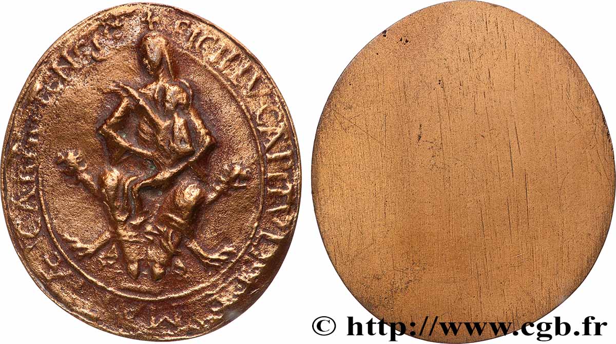 CHURCHES Médaille, Sceau du châpitre de Notre Dame de Chartres AU