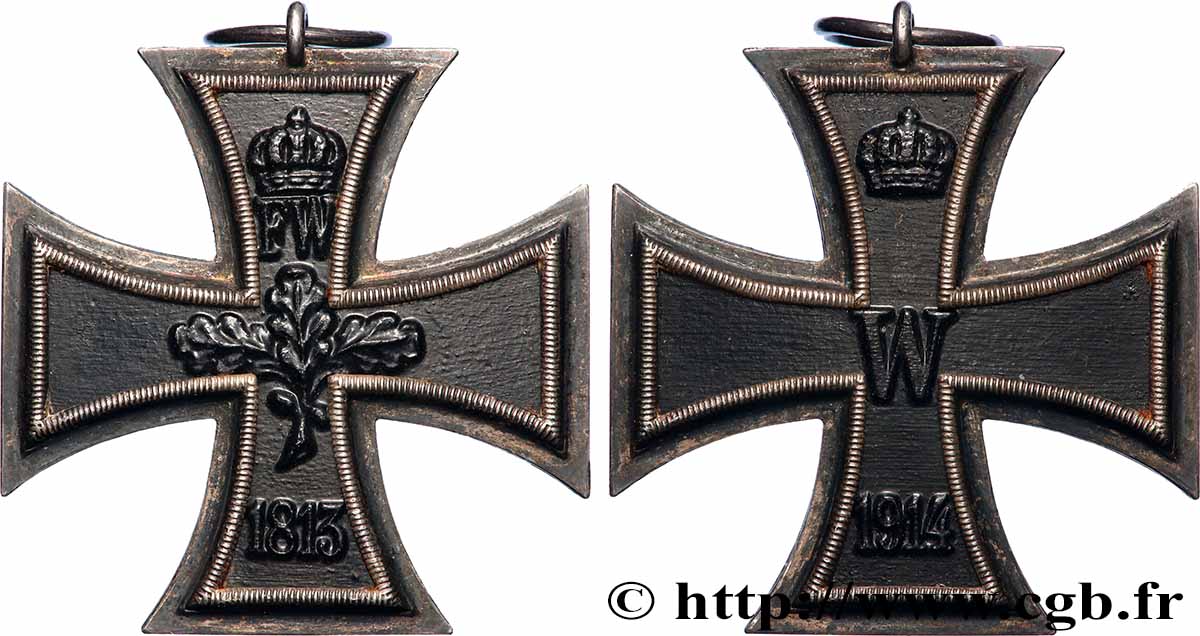 ALLEMAGNE - ROYAUME DE PRUSSE - GUILLAUME II Médaille, Croix de fer SUP