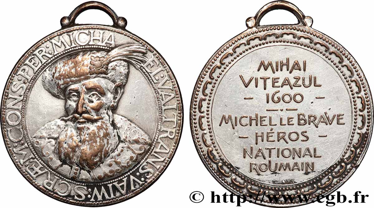 ROMANIA Médaille, Michel le Brave q.SPL