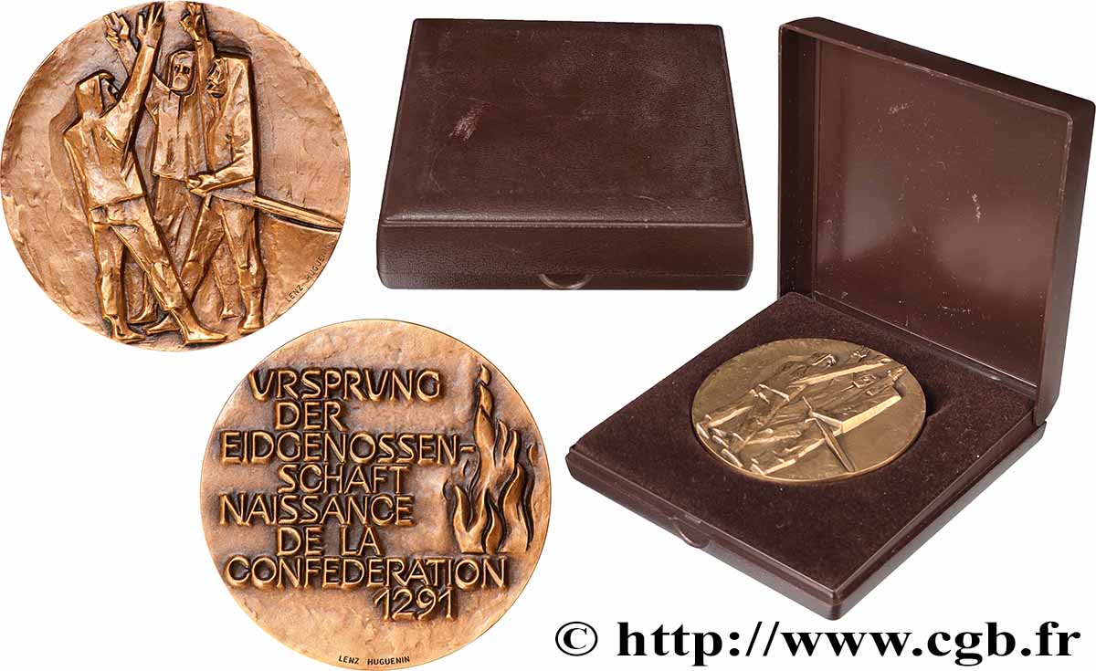 SUIZA Médaille, Naissance de la confédération EBC