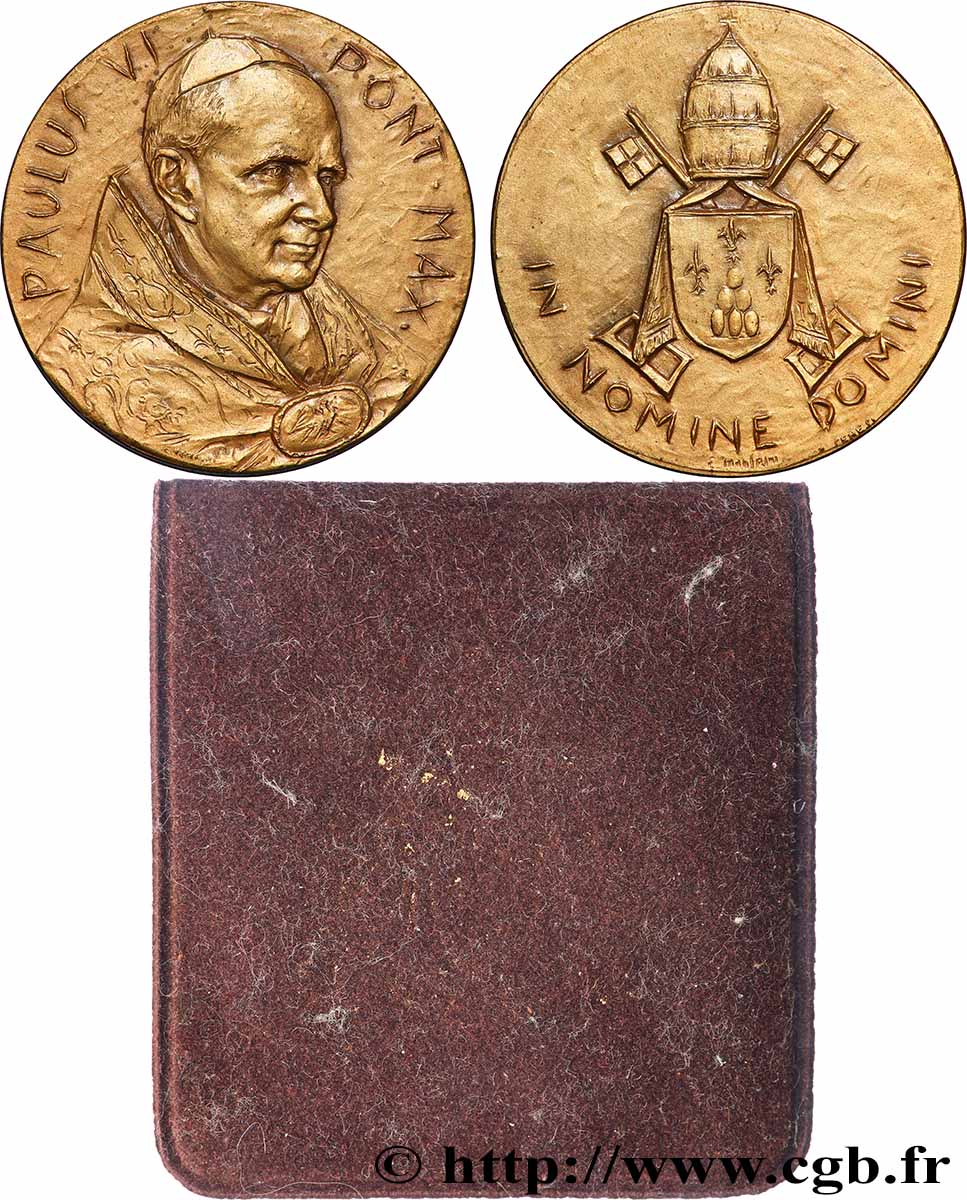 VATICAN ET ÉTATS PONTIFICAUX Médaille, Paul VI SUP