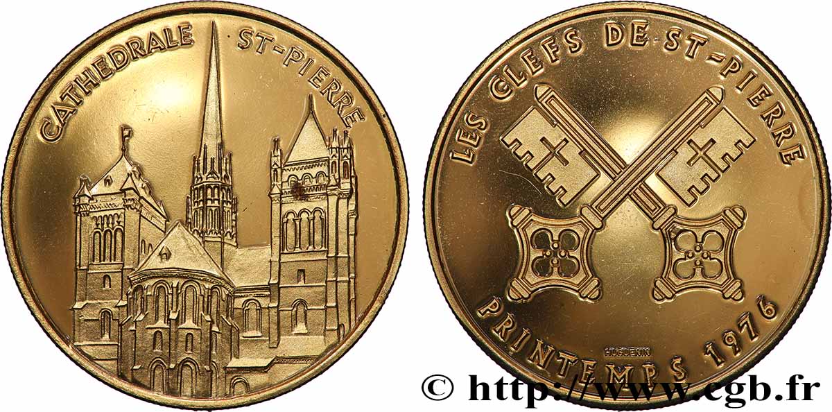 MÉDAILLES RELIGIEUSES Médaille, Les clefs de Saint Pierre SUP