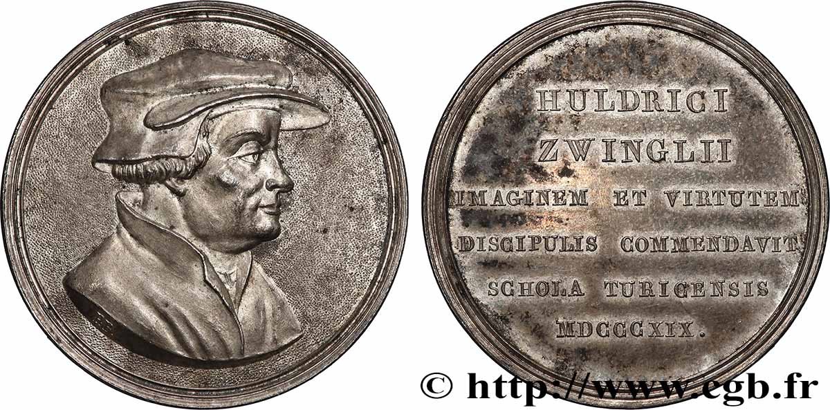 SUISSE Médaille, 300e anniversaire de la Réforme TTB+