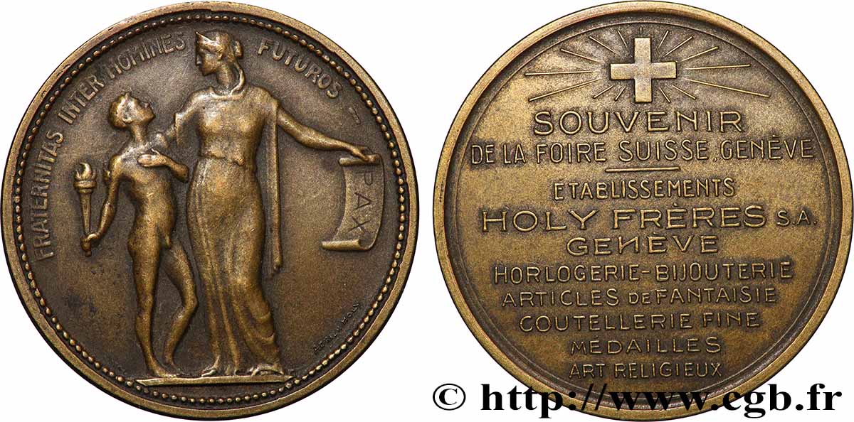 SUIZA Médaille, Souvenir de la foire Suisse MBC+